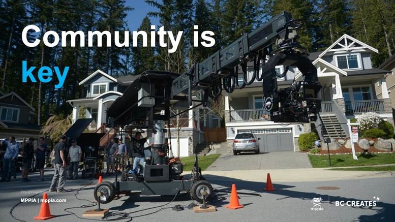 DGCBC's tweet photo. With the support of our businesses, residents, government and the hard-working folks behind and in front of the camera – B.C.’s production community powers through the toughest challenges. The lesson from the year behind us? “Be kind, be calm, be safe” – on location, everywhere. https://t.co/99uL3XWrh8