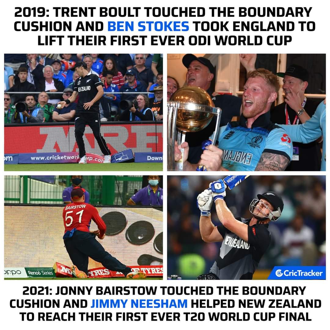 kalseparhonga's tweet photo. Cricket is a great leveler
#ENGvsNZ 
#revenge 
#NewZealand 
#T20WorldCup21 https://t.co/3guMn6Z6aJ