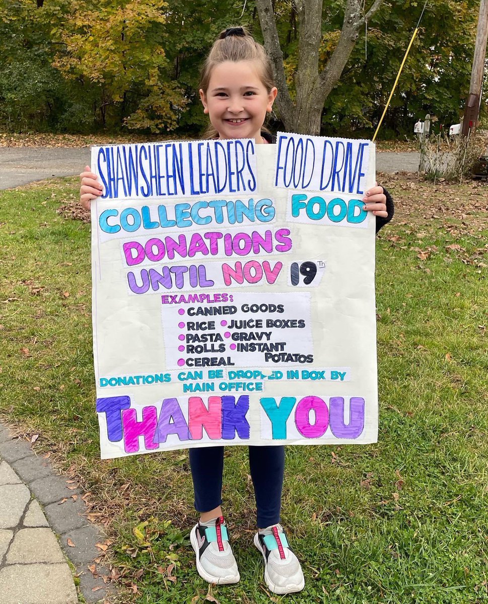JewettHealth's tweet photo. Shawsheen Leaders have been making wonderful posters to promote their food drive. #shawsheenleaders #fooddrive https://t.co/4BuBs1HTyQ