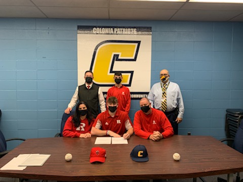 ColoniaBaseball's tweet photo. Congrats to our guy @jt_kroner on signing his NLOI to play at @RutgersBaseball next year.  We are proud of you and can't wait to watch you play at the next level! @coloniahssports @ColoniaHigh @J_Massimino @R_McCullough23 @CTownHoops @Coloniafootball https://t.co/LZceq2S33I