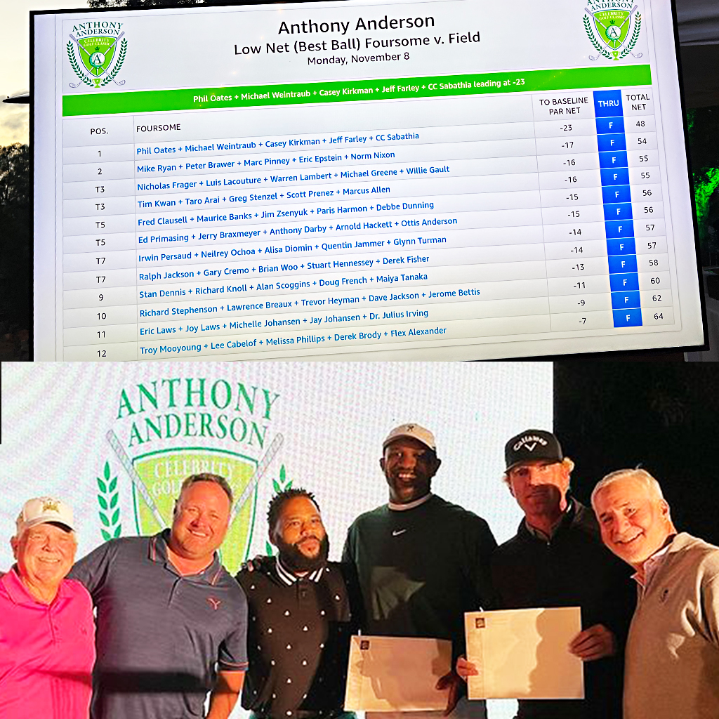 buzzoates's tweet photo. Not to mention, our hat clips were a hit – we even found Taro from Mikuni sporting it throughout the day. Cherry on top was Phil Oates and his team taking first place. Looking forward to next year already!
#AnthonyAndersonCelebrityGolfClassic #BuzzOates #HammondEntertainment https://t.co/SuOIarVFoN