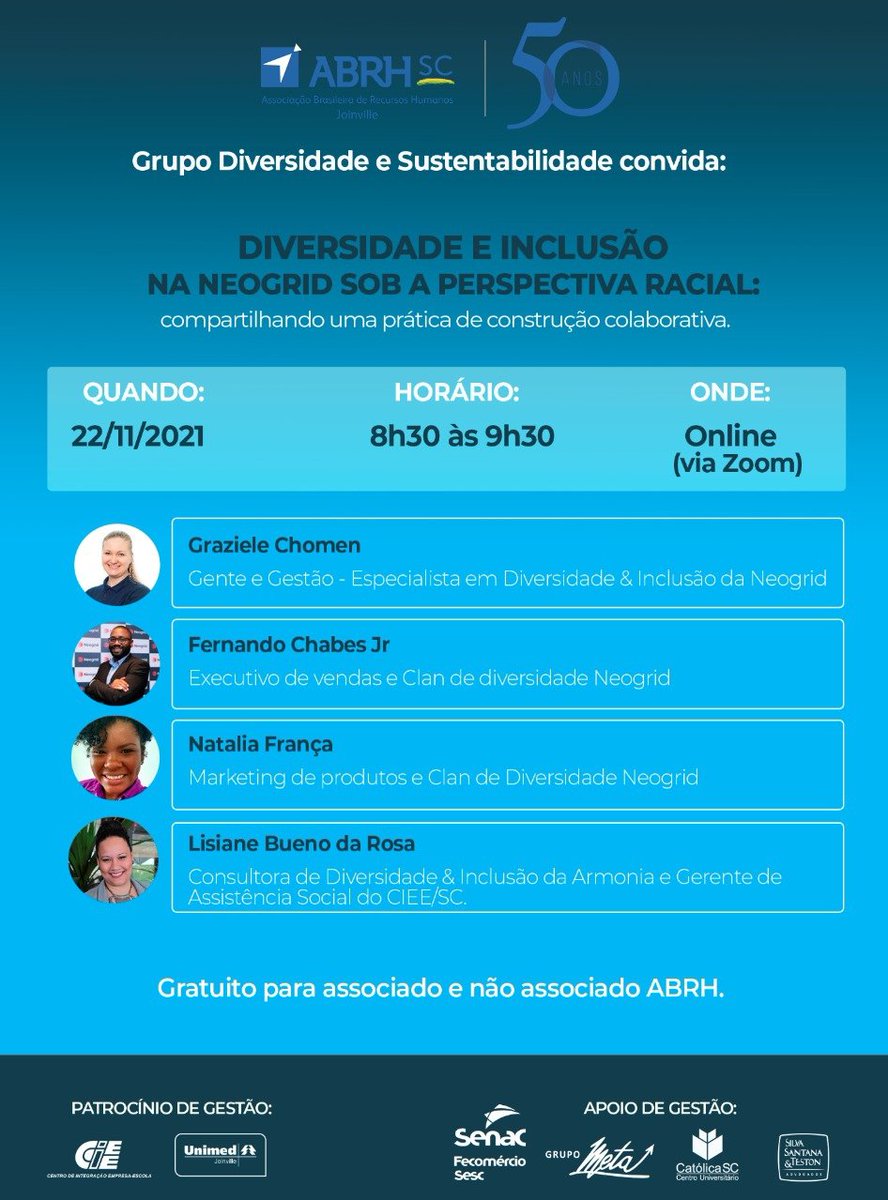 Diversidade é ter um quadro de funcionários diferentes núcleos e vivências sociais em todos os níveis hierárquicos da empresa. 
Participe a partir do link de inscrição: app.higestor.com.br/inscricao/5078

#diversidade #inclusao #diversidadeeinclusao #diferenças #business #negocioS