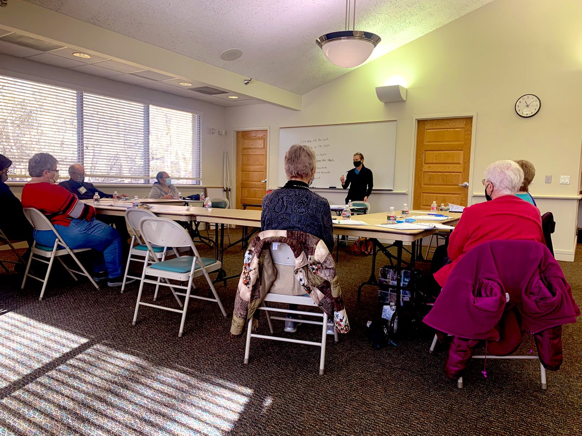 Brittni02Clark's tweet photo. Another day, another #SteppingOn class π love teaming up with @SaltLakeHealth & teach about #FallPrevention π¦―ππΌ@StMarksHosp @MstarHealth https://t.co/26Ro9aX0fc
