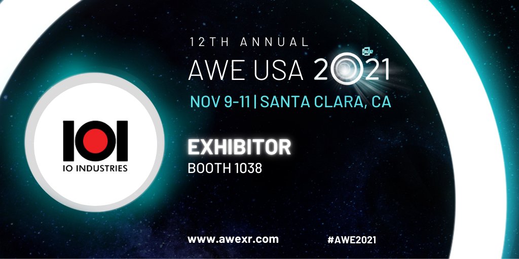 Stop by our booth <a href="/ARealityEvent/">AWE</a> to view our volumetric capture camera and 8K POV SDI camera. #8K #volumetriccapture #4dscanning #AWE2021 #AWE