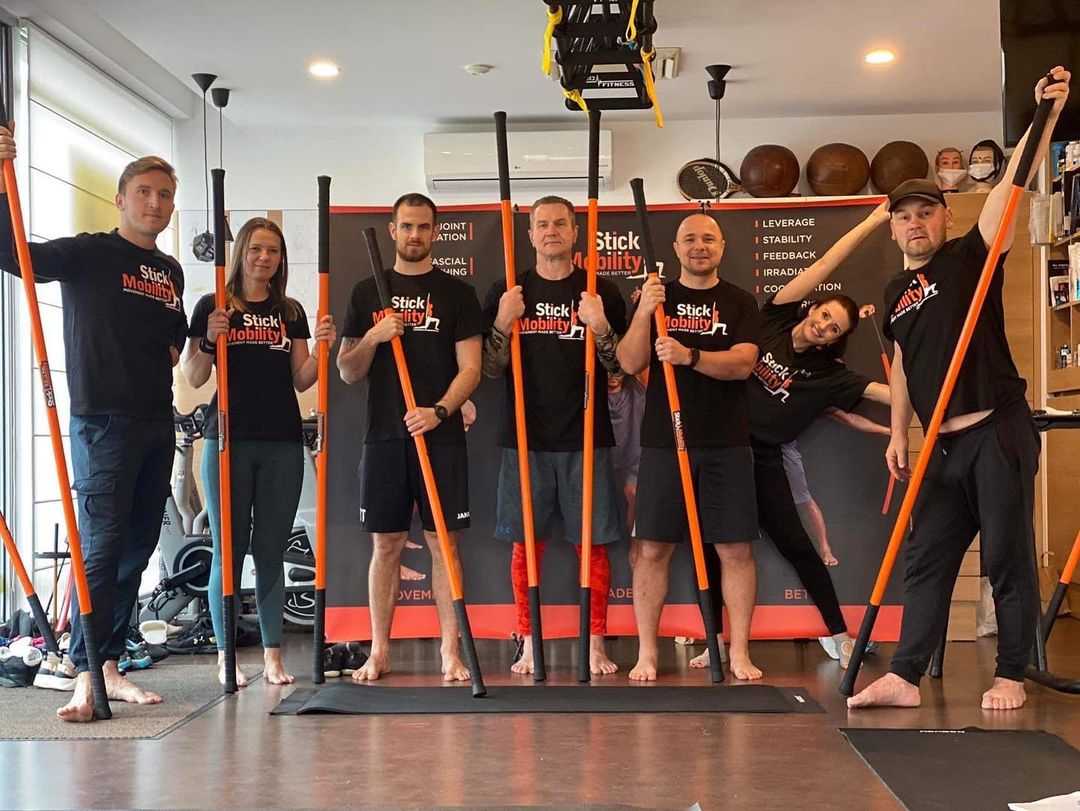 StickMobility's tweet photo. Congrats to our new Stick Mobility Coaches for completing their Level 1 Certification last weekend in Slovakia! 
#StickMobility #mobilitytraining #fitnesseducation #personaltrainer #mobility #strengthtraining #MovementMadeBetter https://t.co/jRIEvT7l61