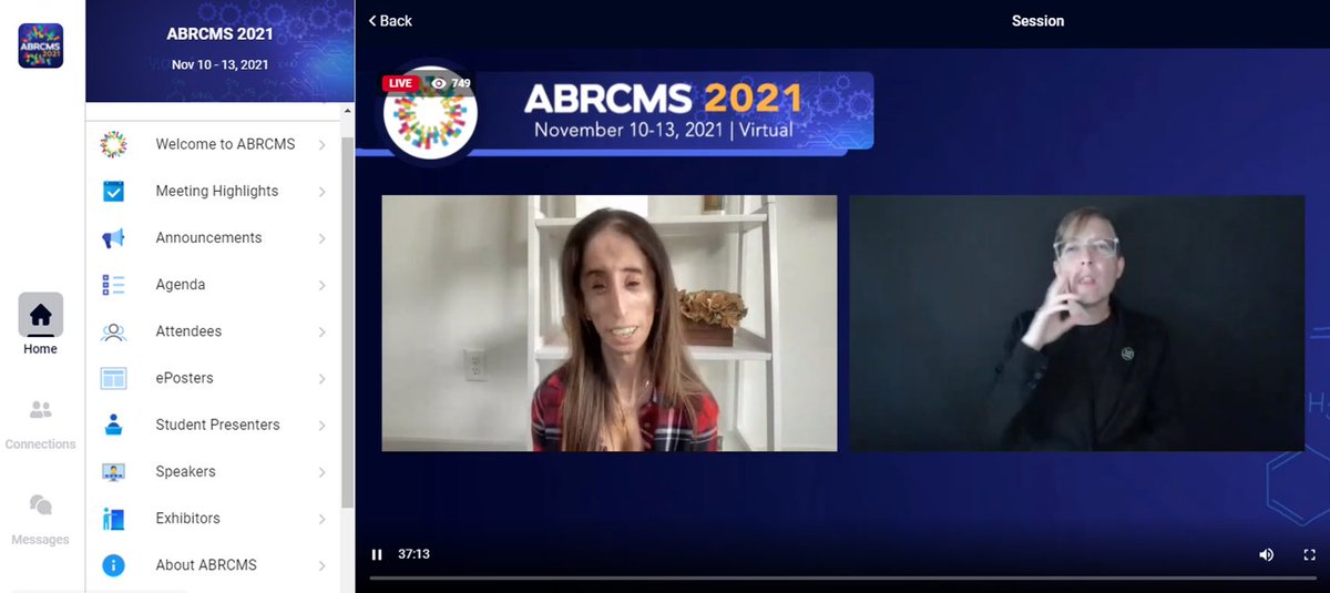 thesilvalab's tweet image. Opening keynote @ABRCMS 2021: The inspiring Lizzie Velasquez @littlelizziev 
&quot;Learn the power of your voice, the power of actions but also the power of your authenticity and vulnerability&quot;   #ABRCMS2021