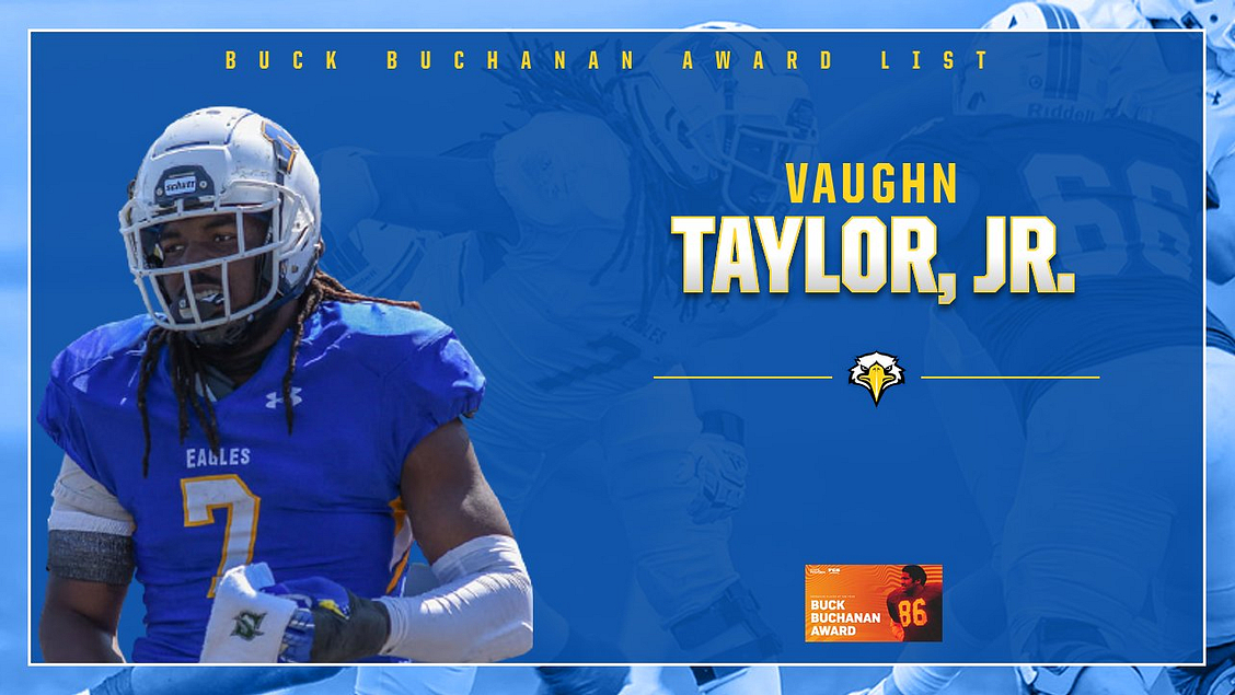 MSUEagles's tweet photo. .@MSUEaglesFB's @V_Taylor17 has been added to the @FCS_STATS Buck Buchanan Award Watch List. The accolade honors the nation's best FCS defensive player!

MSU Story: https://t.co/EXwXOYwRs6
FCS Story: https://t.co/nEf3X0D2Zr

#SoarHigher https://t.co/jKnUP7JMhj