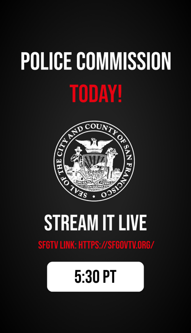 SF_DPA's tweet photo. To join please click on the link : SFGTV LINK: https://t.co/ghjyK5wBM4
#sfdpaouteach #sfdpa #sfpolicecommission https://t.co/6WEeramzjg