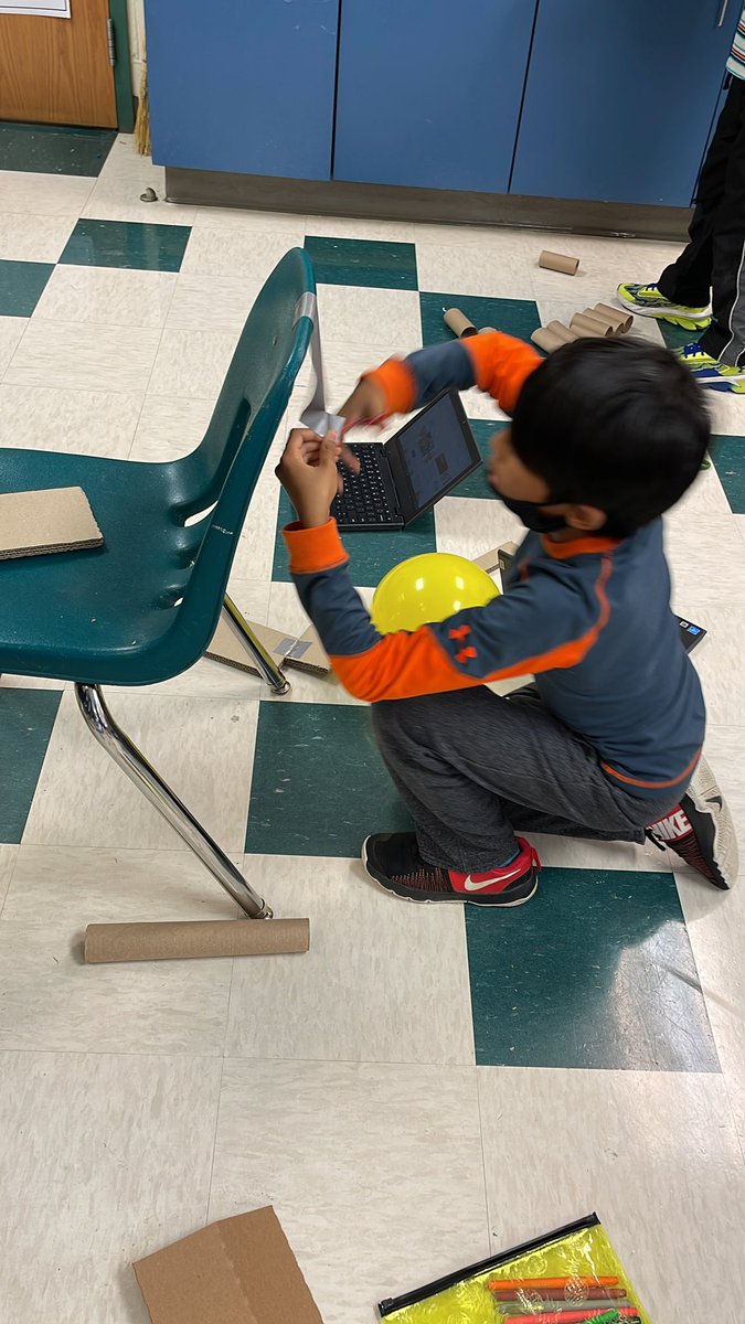 baker5th's tweet photo. My favorite “holiday” activity of the year!! After reading “Balloons Over Broadway” analyzing the text, discussing the Engineering Design Process, and researching the Macy’s Thanksgiving Day Parade; we’re finally ready to start building our own float for the parade. Stay tuned! https://t.co/oBdSP84chP