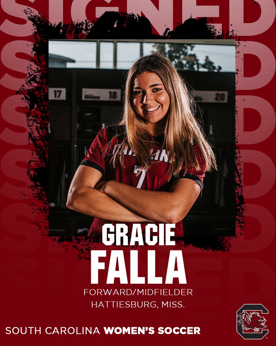 ✍️ #WelcomeHome <a href="/falla_gracie/">Gracie Falla</a>!

Gracie is a three-time All-State Team selection

#Gamecocks🤙