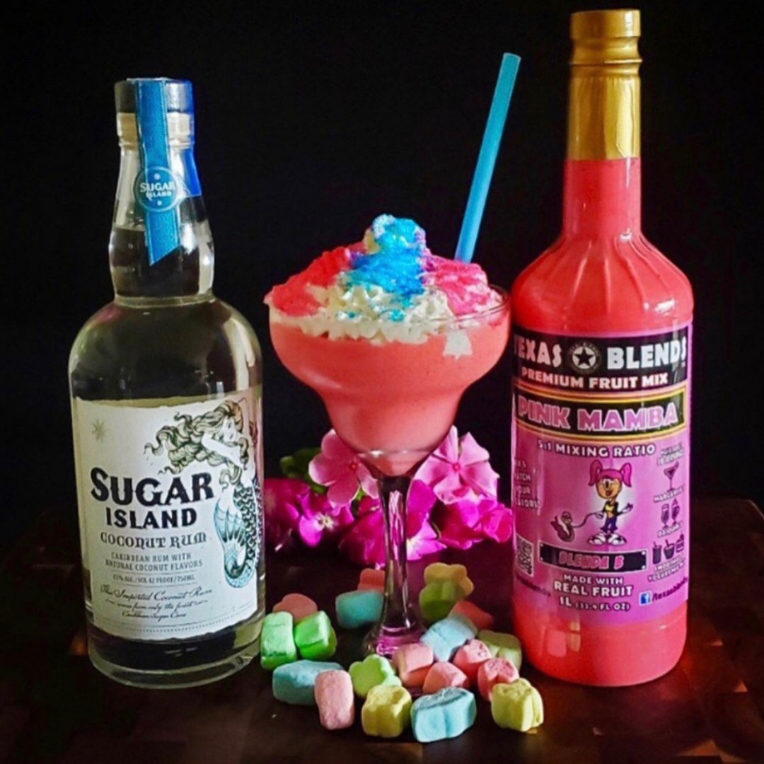 TexasBlends's tweet photo. Pink Mamba is one of Texas Blends fastest growing flavors! Add it to your drink menu today!
"Texas Blends, It's In The Mix"
@sugarislandrum
#texasblends #pinkdaiquiris #bestdaiquiris #bestfrozendrinks #besttexasdrinks #sugarisland #pinkmamba #daiquiris #blendersbots #BlendaB https://t.co/xIw9O8HicM