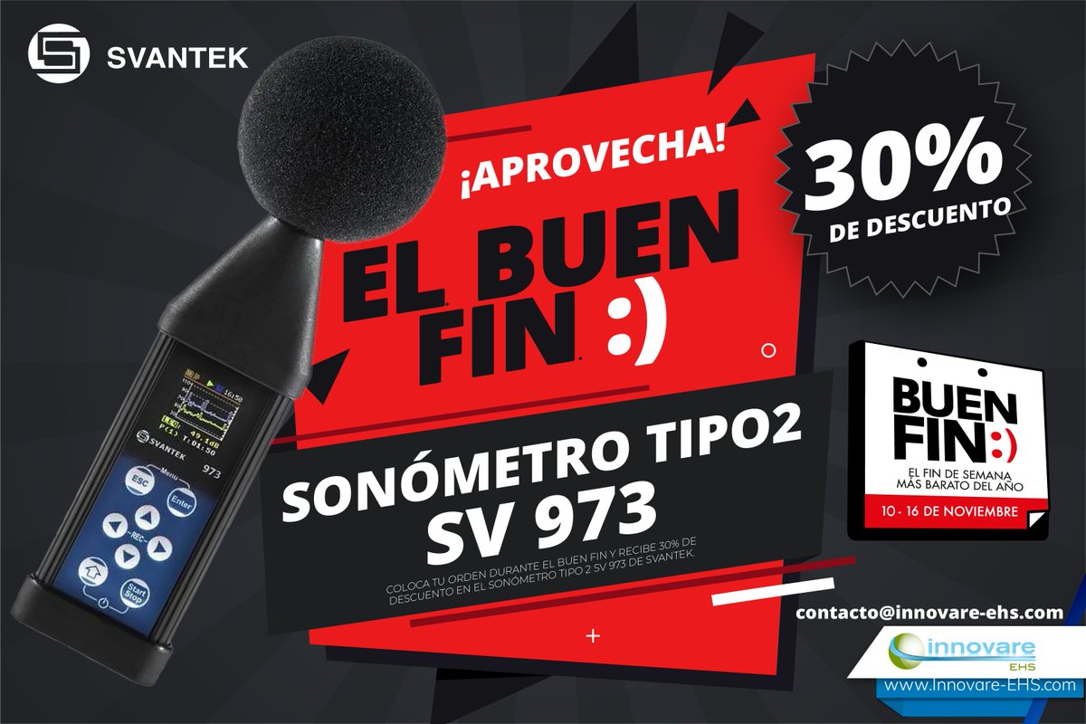 InnovareEHS's tweet photo. El BUEN FIN llegó a Innovare EHS, aprovecha nuestros descuentos! coloca tu orden durante estos días y recibe tu descuento. Escríbenos a contacto@innovare-ehs.com https://t.co/chjJ4ZZv2M