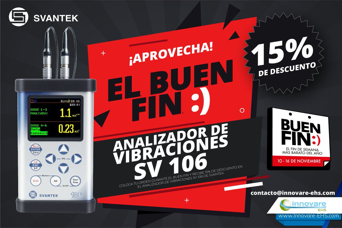 InnovareEHS's tweet photo. El BUEN FIN llegó a Innovare EHS, aprovecha nuestros descuentos! coloca tu orden durante estos días y recibe tu descuento. Escríbenos a contacto@innovare-ehs.com https://t.co/chjJ4ZZv2M