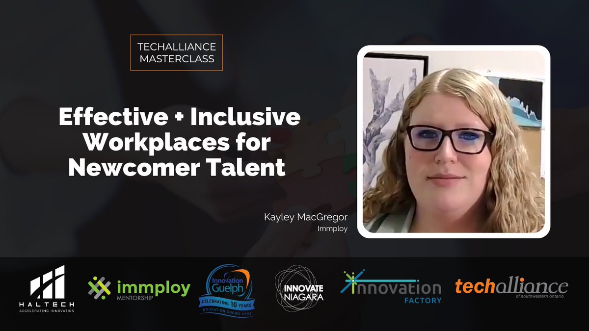 TechAlliance's tweet photo. "When it comes to recruitment there are many strategies that will increase inclusivity:  
-Be mindful of job descriptions 
-Broaden your outreach 
-Develop unbiased screening &amp; interviewing" - @KayleyMacGregor, Employee Advisor at @ImmployToday https://t.co/yt3guuwZx9