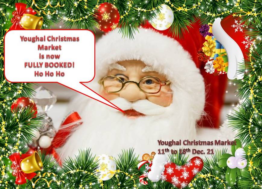 visityoughal's tweet photo. We are delighted to confirm that Youghal Christmas Market is now FULLY BOOKED.   
We look forward to a very successful and enjoyable week of festive trading and fun.
#youghal #youghalchristmasmarket  #eastcork #corkchristmasmarkets #youghalheritage #ringofcork Cork County Council https://t.co/VVOo5rrKIs