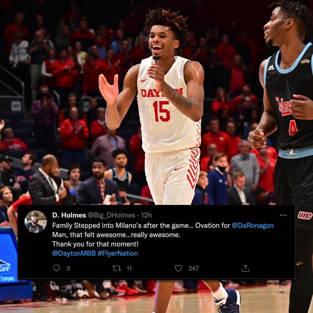 DaytonMBB's tweet photo. There is nothing like Flyer Nation ✈️🏀

#GoFlyers // @DaRonagon https://t.co/S2sQYtA8LX