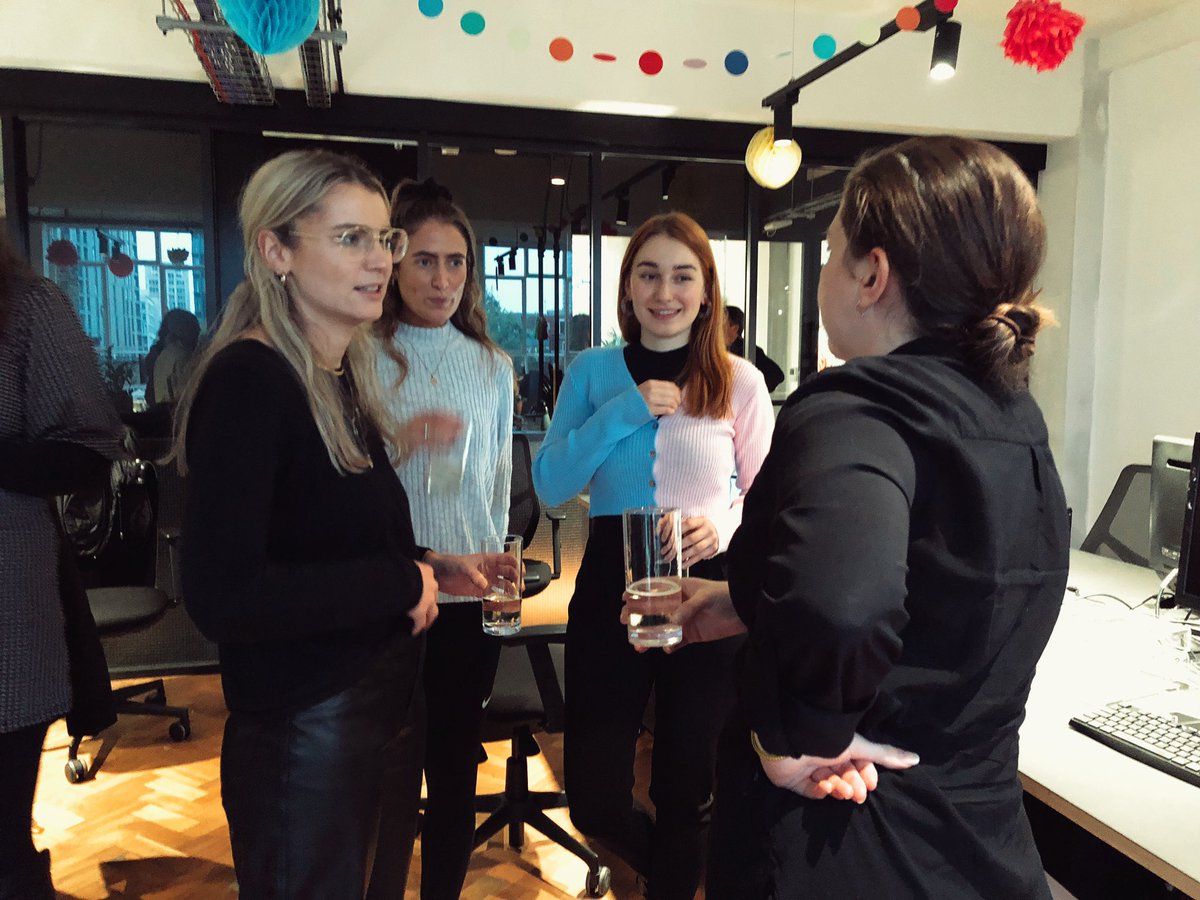 RoosterPR's tweet photo. #TeamRooster celebrating @julieaguilerakemp and evidently our office #CookieDog 🐶✨

A huge happy birthday to you from all of us here!🥳✨

#wearehiring If you’d like to be part of the team DM us or follow this link: https://t.co/BRUGvFx8DF https://t.co/rXF84pW4Dq