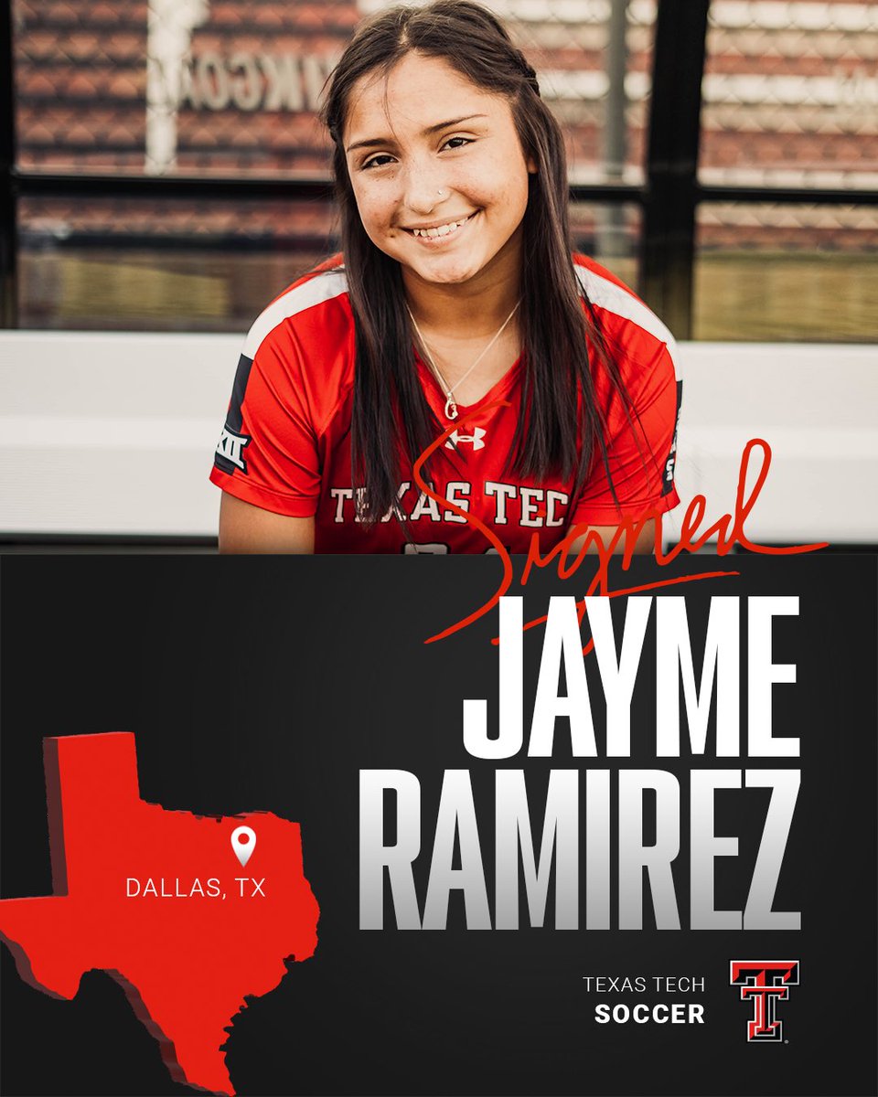 𝐒𝐢𝐠𝐧𝐞𝐝 🖊 

Welcome to the Red Raider family, <a href="/jaymeramirez_/">Jayme Ramirez</a>‼️

#WreckEm