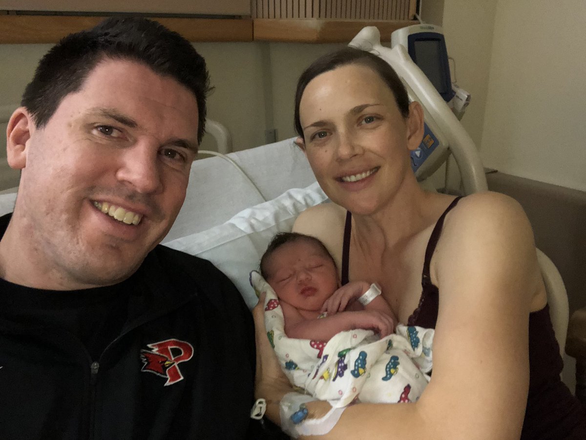 CoachMikeBlaine's tweet photo. We are so happy to announce the arrival of Michael Christopher Blaine at 3:02 p.m. on Tuesday, November 9. He and his mom are doing great, and we can’t wait for him to meet his big sister! https://t.co/Jx1tIhCqQw