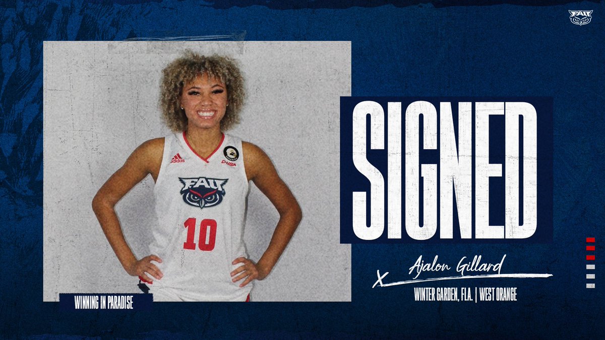 FAUWBB's tweet photo. She made it official ✍️

@AjalonGillard is heading down to Paradise 👋 https://t.co/mwN7oWCSc1