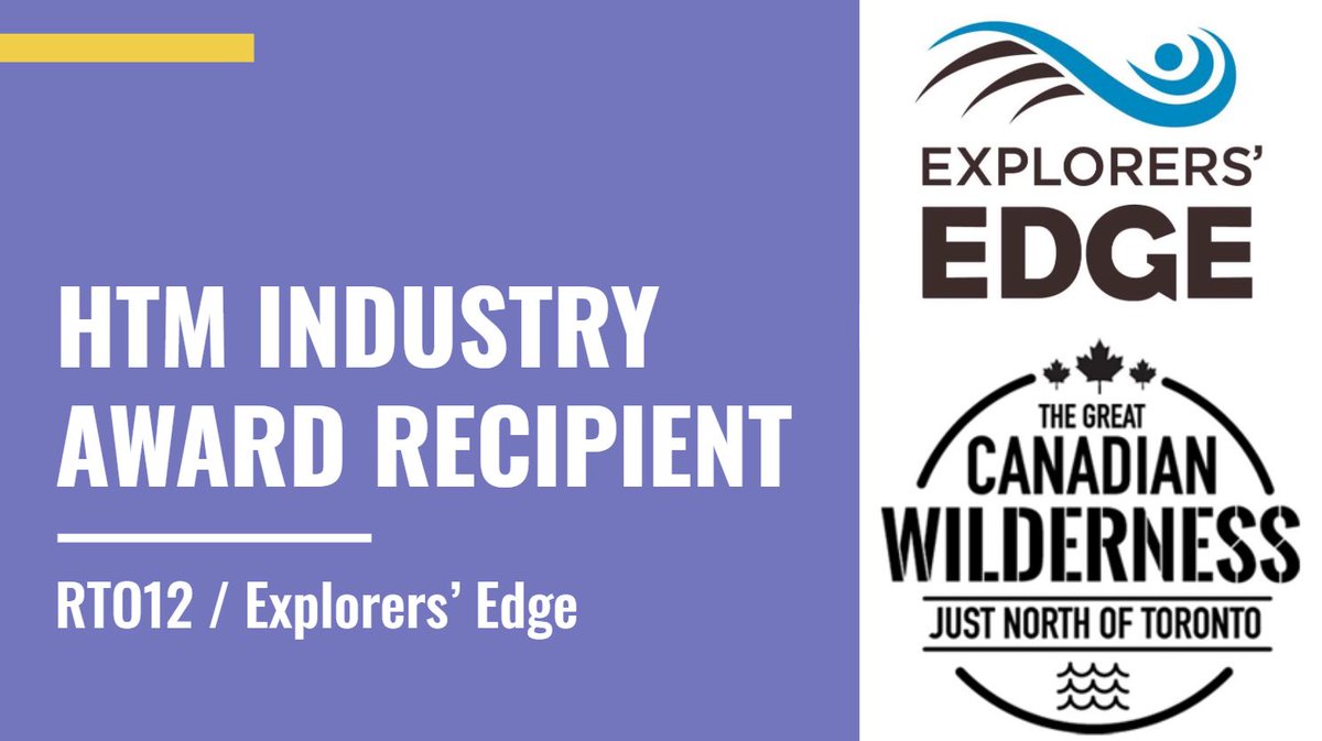 HTMtorontomet's tweet photo. Congratulations once again to @GCWilderness for receiving the HTM Industry Award last night during our virtual Awards Celebration! We would like to thank them for their support and are looking forward to strengthening our partnership with them! Thank you @rto12news &amp; @RTO12Kate! https://t.co/rVSGtj5WO2