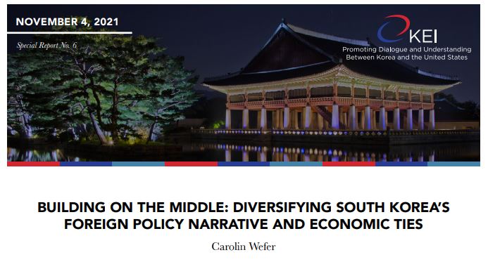 🇰🇷"Building on the Middle: Diversifying #SouthKorea's Foreign Policy Narrative and Economic Ties" - FPR Series Editor <a href="/CarolinWefer/">Carolin Wefer</a> wrote for <a href="/KoreaEconInst/">KEI</a> 
Read here: keia.org/publication/bu…
