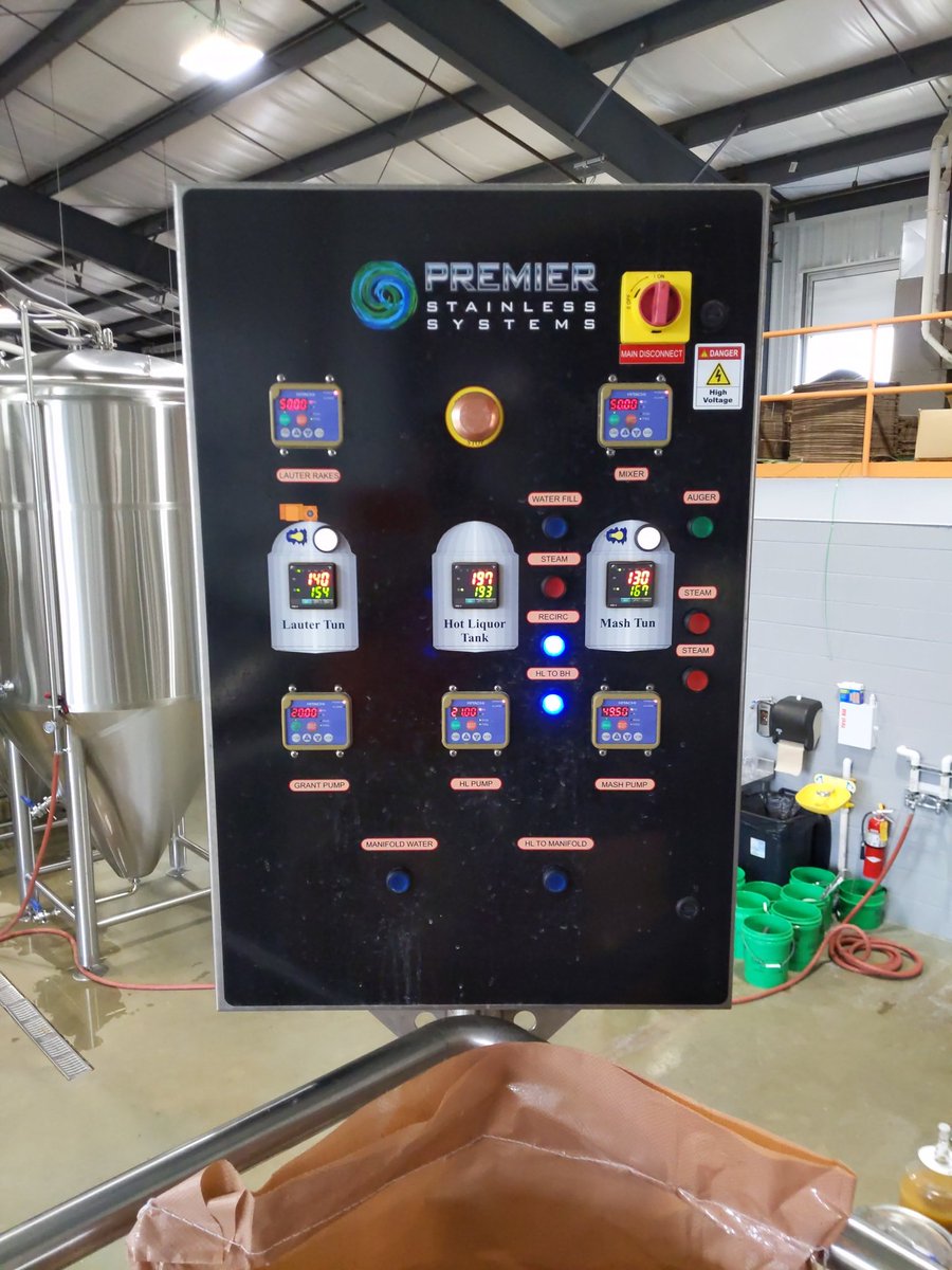 GenerationsBrew's tweet photo. Brewday view. 🍺 @premierstainles 
#brewday #Brewers #brewery #beer https://t.co/7L727tCL4A