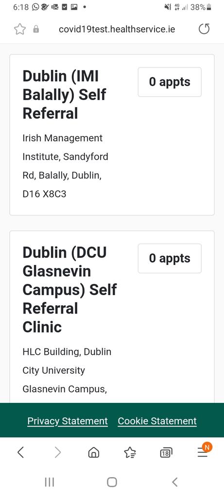 DublinRght2Life's tweet photo. @FergalBowers @rtenews My daughters class has 5 confirmed cases, there are no available appointments in Dublin for pcr, parents are relying on antigen tests. This is disgraceful! https://t.co/8RNhSHeY7E