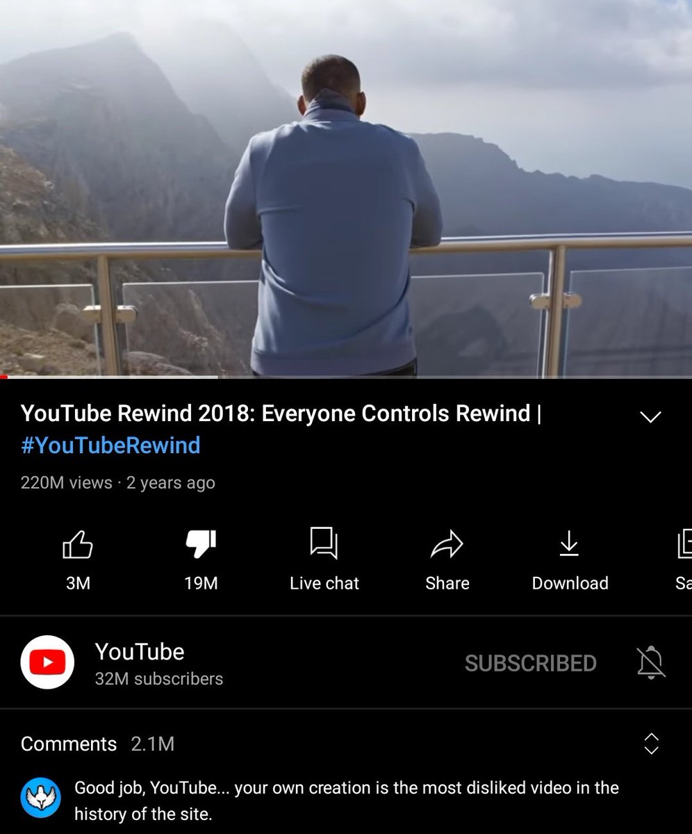 theDonaldTrunnp's tweet photo. @TeamYouTube Maybe it's got something to do with stuff like this? https://t.co/icm21CfVof