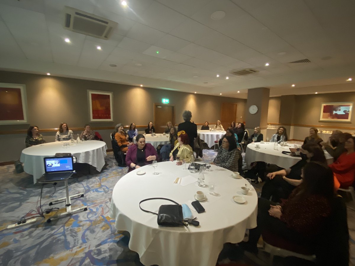 AwakenHub's tweet photo. And we’re live at an in-person #awakenhub Get Together in #Derry! So nice to have @maryannpierce with us all the way from #NewYork city! @MMaryMcKenna @ClareMcGee80 https://t.co/MaxYsWFnh2