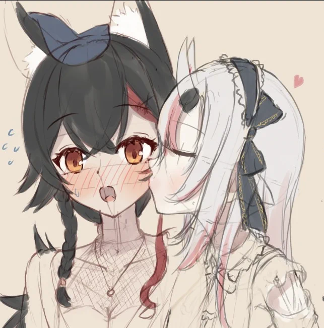 あやみお進捗
服とか描いて顔回りだけ色を仮置きしました 