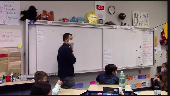 DLeNM's tweet photo. A great morning of learning! Starting off #LaCosecha2021 with virtual school visits to El Camino Real Academy, La Paz PreK-12, and Coronado Elementary School!
#DualLanguage #duallanguageprogram #duallanguageteachers #duallanguagerocks #bestconferenceever https://t.co/hcNmtxaPt3