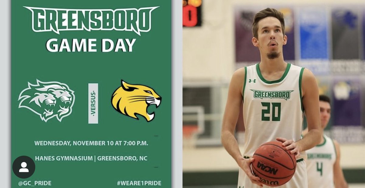 GAME DAY‼️🚨Come pack Hanes Gymnasium tonight for our season opener as we take on Randolph College @ 7 P.M. 😈 #weare1pride🦁🏀