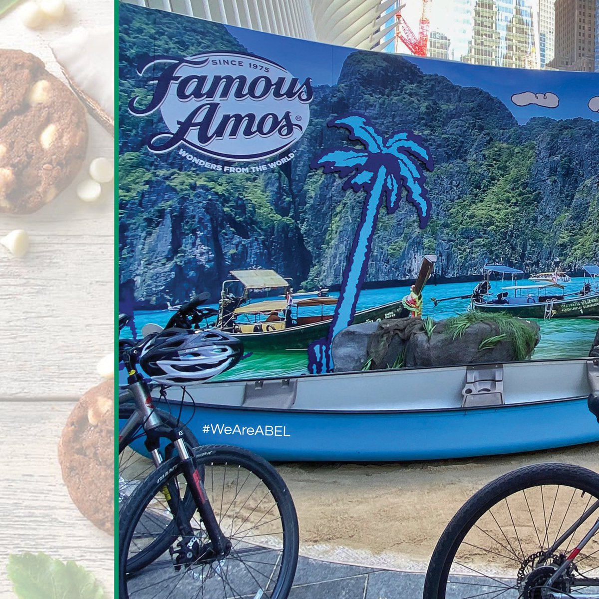 OverheardAtABEL's tweet photo. To help launch their three new Wonders from the World flavors, we took over a one-mile radius of Lower Manhattan and saturated the air with scents mirroring the three new varieties: coconut, hazelnut, &amp; Belgian chocolate. Yum!
#brandactivation #WeAreABEL #cookies #followusformore https://t.co/kJNor5hurT