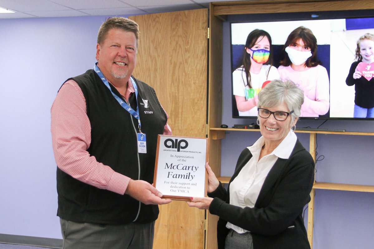 aip_inc's tweet photo. We are humbled and honored to receive this recognition from the YMCA.  Thank you!! https://t.co/cUO8t8PKbx