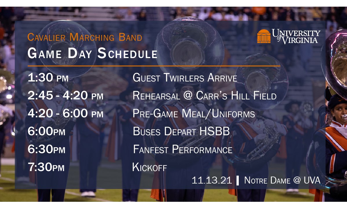 UVA Cavalier Marching Band tweet media