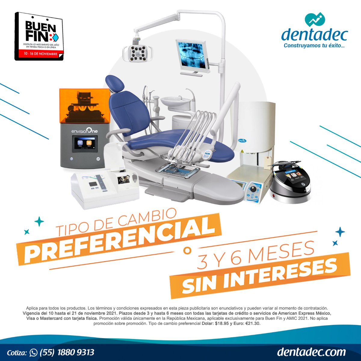 dentadecmexico's tweet photo. El #buenfin ya está aquí. 😍
Equipa tu consultorio dental con los productos más 🔝 del mercado. ¡Contáctanos! 

#dental #dentistas #unidaddental #laserdental #cadcam #fresadora #odonto #dentist #odontologia https://t.co/GevFpXHwkc