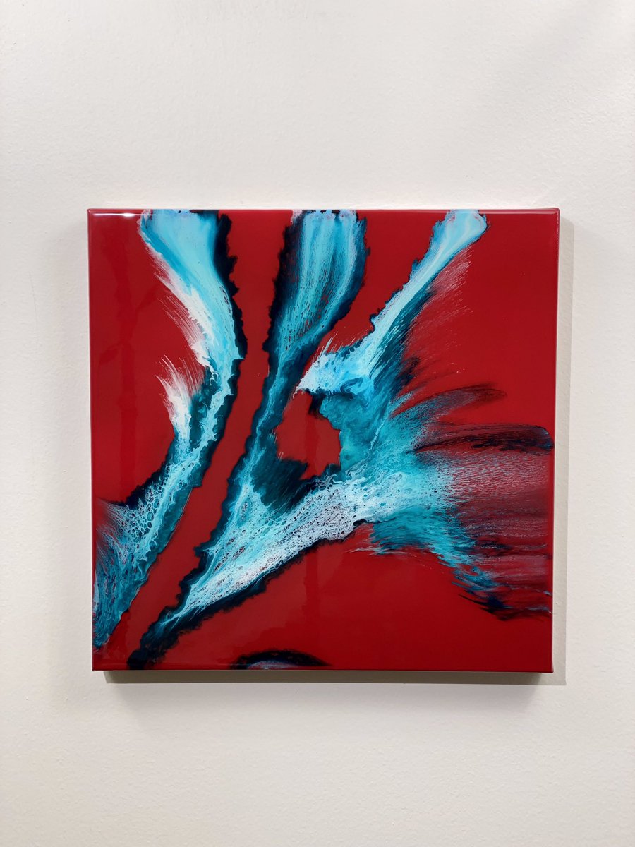 acupofrain's tweet photo. “Seeing red and feeling blue”

Resin and ink on canvas, 24 x 24 https://t.co/Yvq1d9740G
