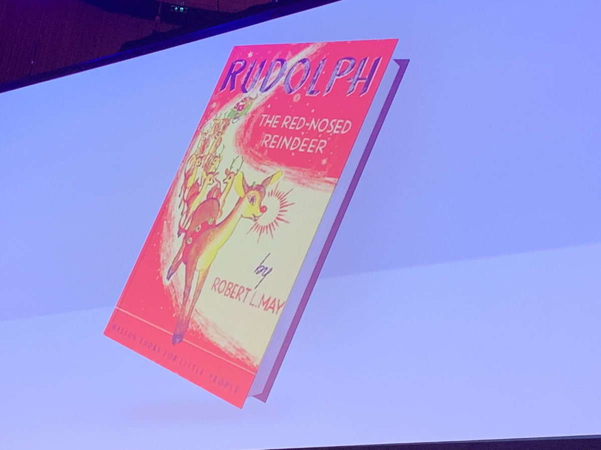 Who knew that Rudolph originated from a 1930s book created as a marketing exercise by a department store?! 🎅🎄marketing genius! 
Got so many marketing takeaways from <a href="/annhandley/">Ann Handley</a> at #ATOMICON21  

Such an amazing line up of speakers organised by <a href="/AndrewAndPete/">Andrew and Pete</a> 

#businessowner