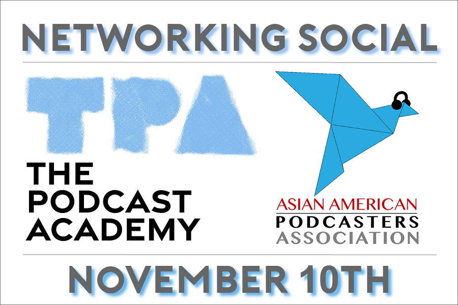 AAPodcasters's tweet photo. Come join us this evening for some industry networking! All are welcome!
https://t.co/KQm1FlgxdN
#podcasting #podcasters #podcasts #networking #asian #asianmerican #aapi #asianamericans #aapodcasters #podcastingfun https://t.co/kiuKff8yiJ