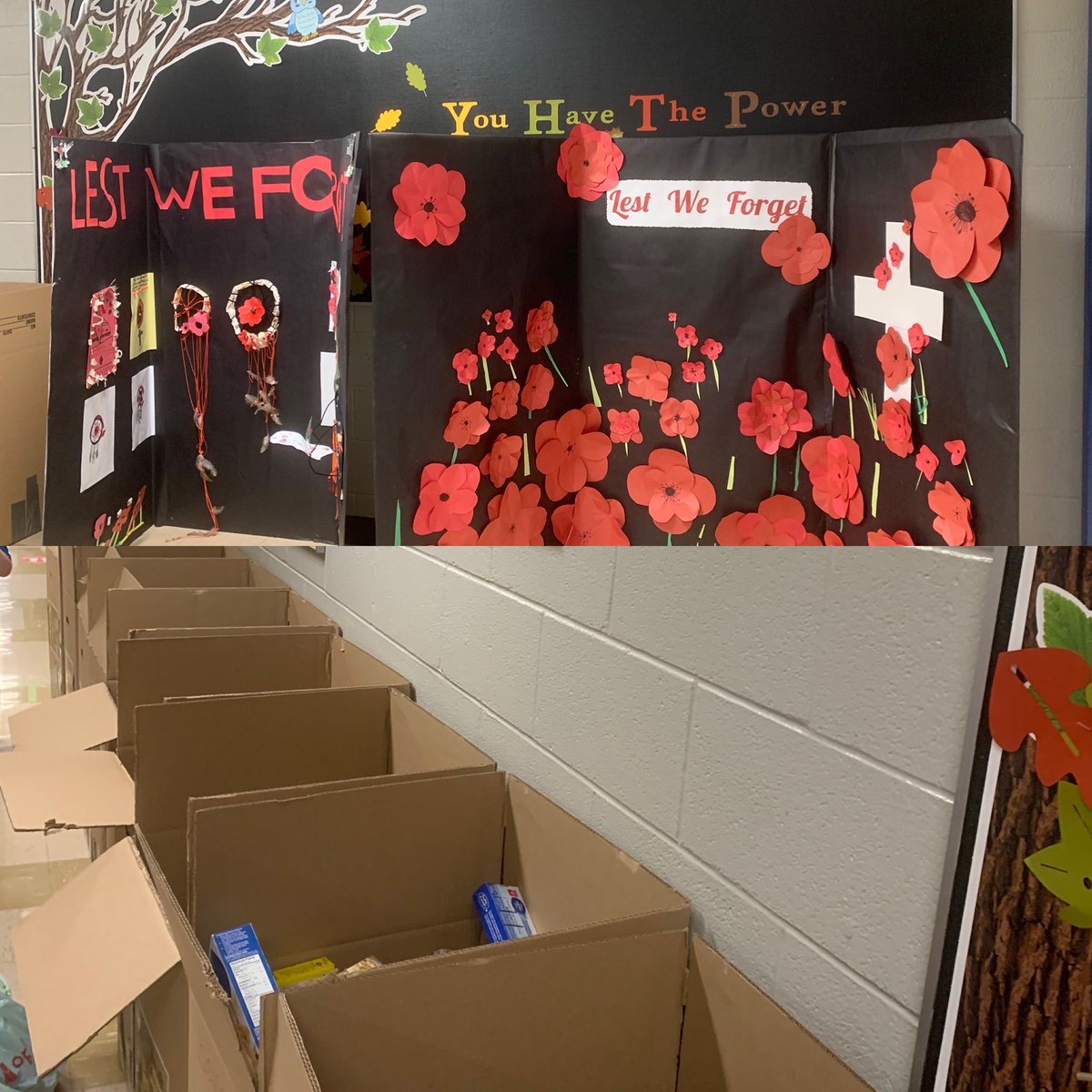 WOMSCHOOL's tweet photo. Thank you to all families who have sent donations for our Veterans Food Drive! Every item counts! #WeAreCBE ⁦@yyCBEdu⁩ https://t.co/4QLd0BNX5e