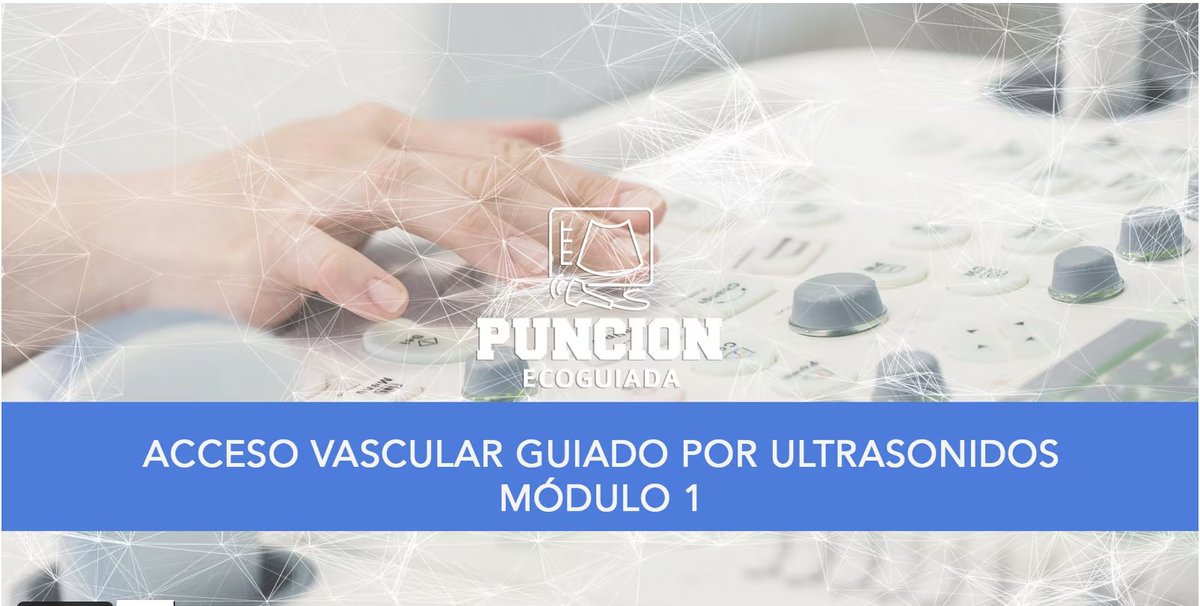 Excelente curso de punción vascular guiada por ultrasonidos dirigido por el Dr. Botas del Htal Universitario Fundación Alcorcón con mas de 10 años de experiencia en la técnica