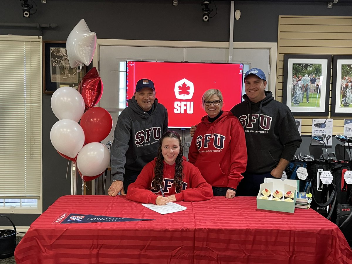 Kevinhaime's tweet photo. Congratulations to Isabella Ferguson (AKA Izzy, AKA Hot Chocolate) on this very exciting signing day. So much work and passion went into your accomplishment. Your attitude and effort are amazing. “Team Haime”is happy to have been part of your journey. @SFU will be a great match🎉 https://t.co/IRfiwqlLUp