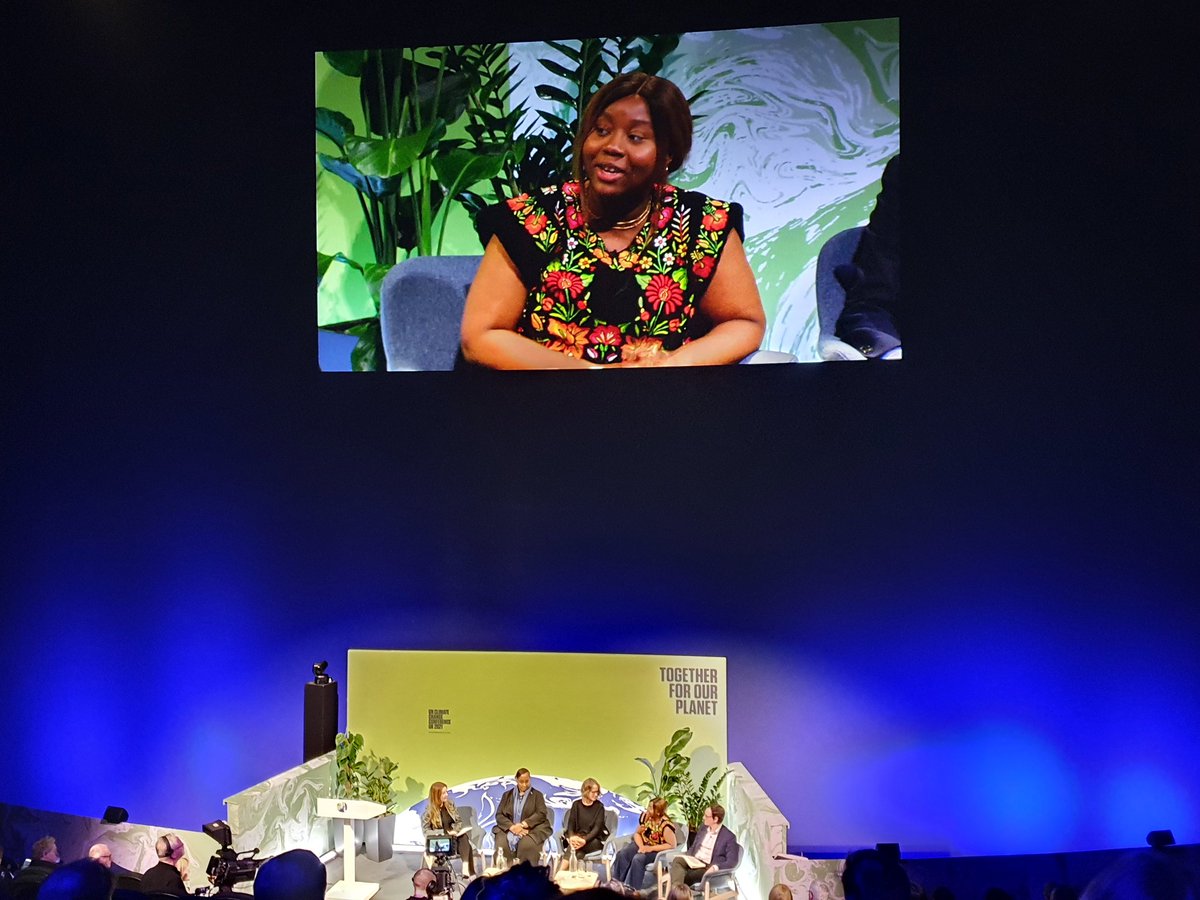 the_young_fdn's tweet photo. "We need to focus on regenerative cultures and change exploitive behaviours. How do we connect to one another? How do we take care of our communities?" says UK Climate activist @DazeAghaji #COP26 #ClimateChallengeCup https://t.co/G4OLMGyPTx