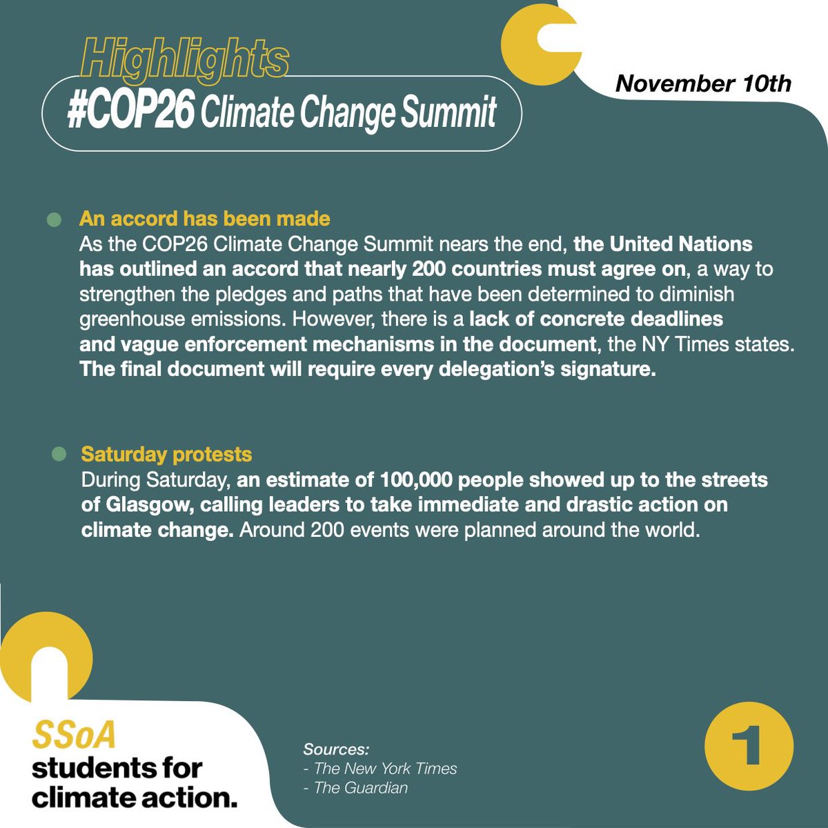 SSoA Students for Climate Action tweet media