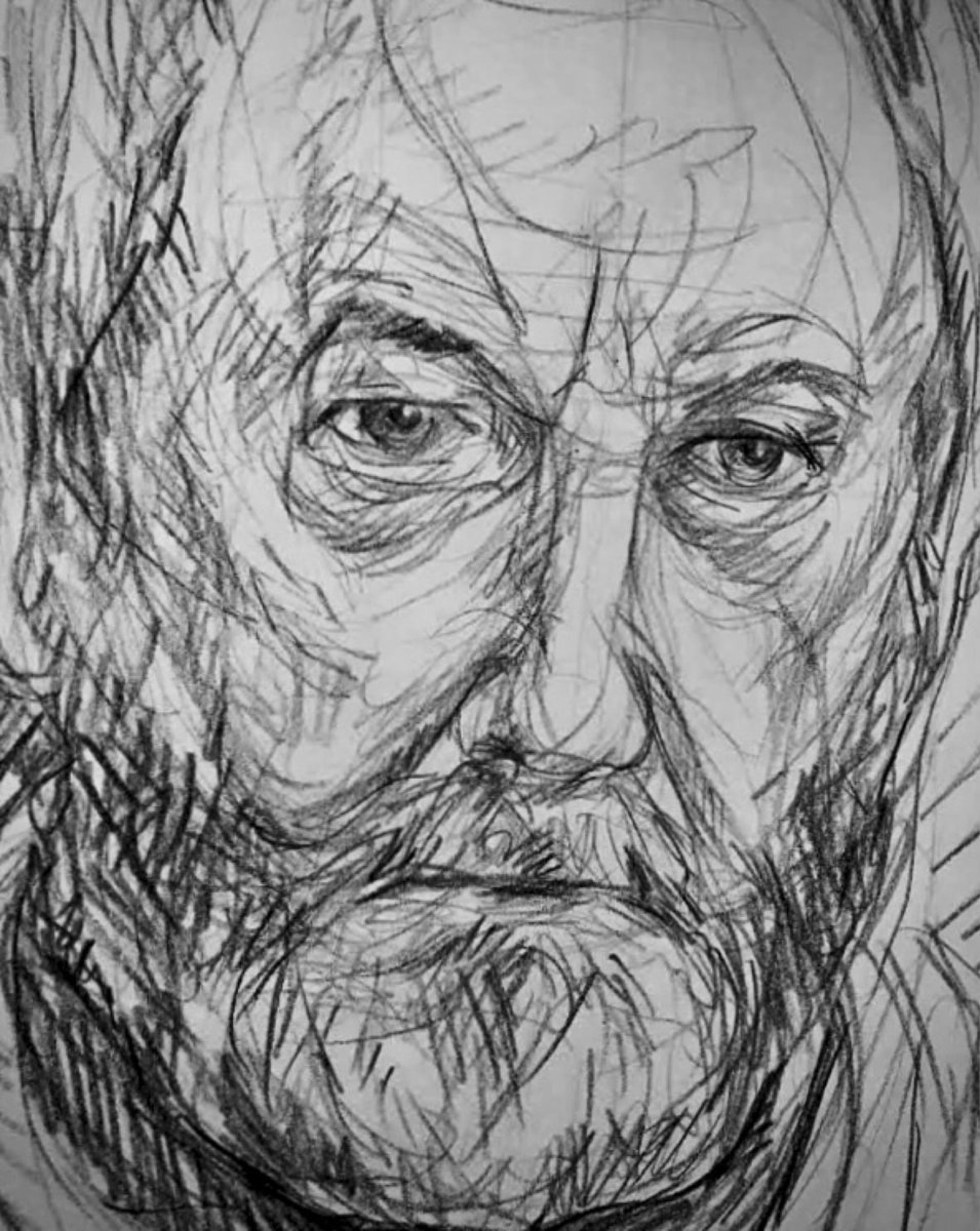 NadiaVanDessel's tweet photo. From the archive.🗄#drawing #sketching #sketch #sketchbook #pencilonpaper #manwithbeard #portrait #artwork #artist #ArtistOnTwitter https://t.co/QLb9GBGvSX
