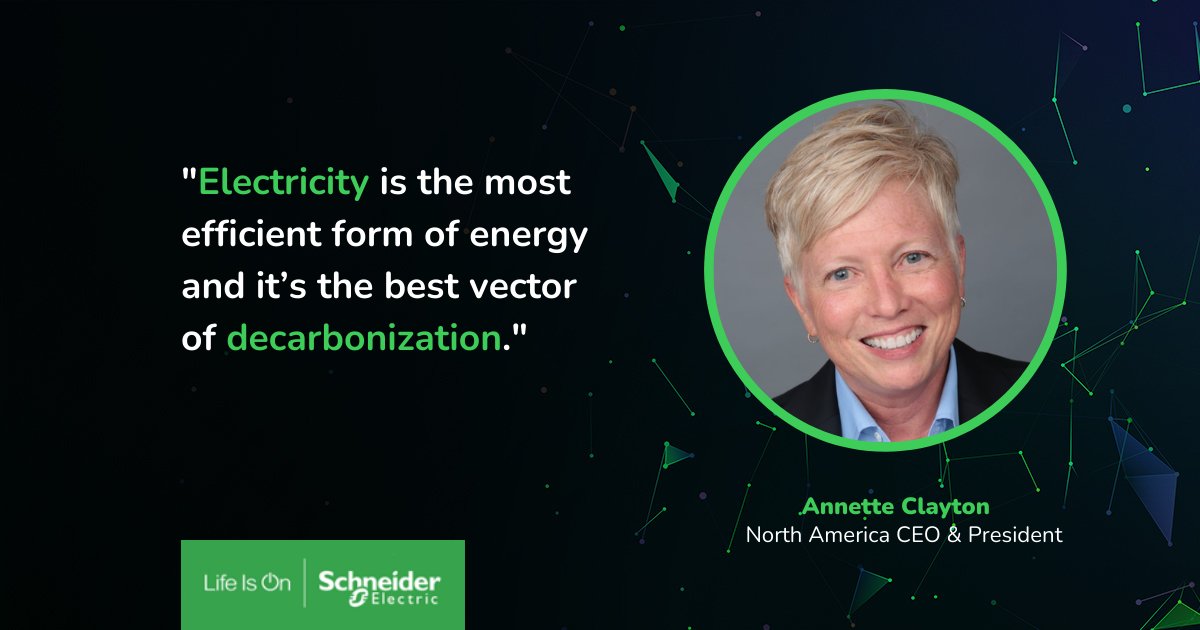 At #InnovationSummit, @AClaytonSE, Schneider Electric North America CEO &amp; President, outlined a three-step approach any organization can take to decarbonize. spr.ly/6010JbtPp

Watching too? Tell us what you're hearing and learning 💬