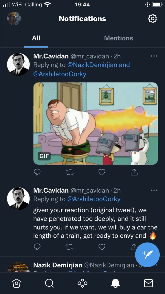 ArshiletooGorky's tweet photo. When your manhood is so overwhelming, that it can be assuaged only on a worldwide platform. Reality just can’t measure up with it … or vice versa ? #twitterbation #absurdistan https://t.co/vNCkbrDWHj