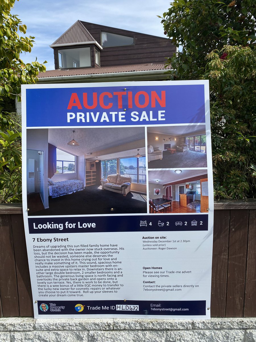 nzpropertycoach's tweet photo. Congrats to our latest Private Sellers going live #thepropertycoach #privatesale #auction #nzproperty #bishopdale #christchurch #selling https://t.co/m0TOMKSemS