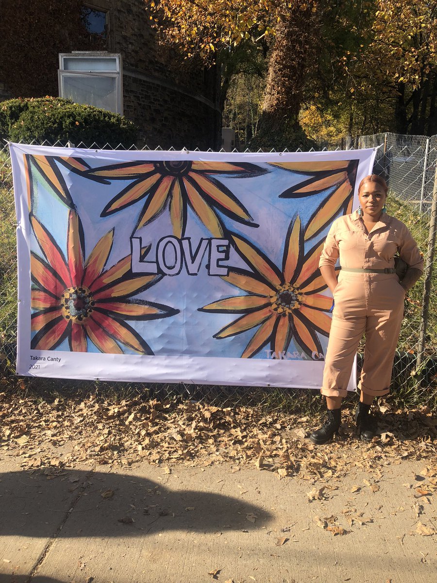 BOOMConcepts's tweet photo. A Nice Day For Art
Public Art at the Rotunda site at 347 N Negley Ave
(@mgglnt @DSKinsel, Takara Canty, &amp; atiya jones) https://t.co/D7cXyvIHjD